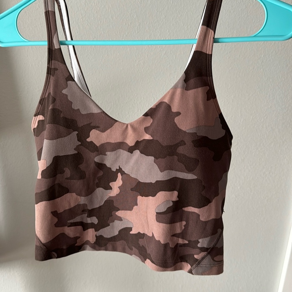 lululemon athletica Camouflage Tank Top - Brown and Pink
